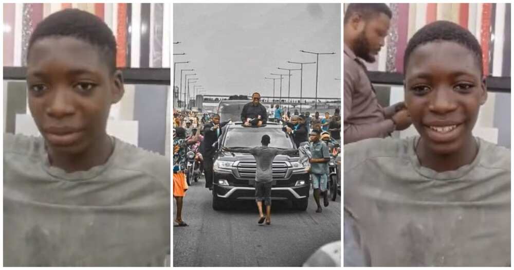 Boy who stood in front of Peter Obi's convoy,Yusuf Alami
