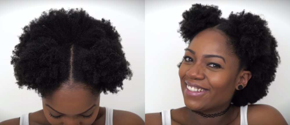 How to style short natural hair at home 