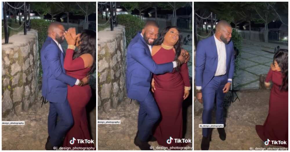 Nigerian couple, wife, husband, lady hypes her husband