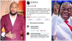 Pastor Isaac: 2022 prophecy about Bishop Oyedepo's son on Facebook causes stir