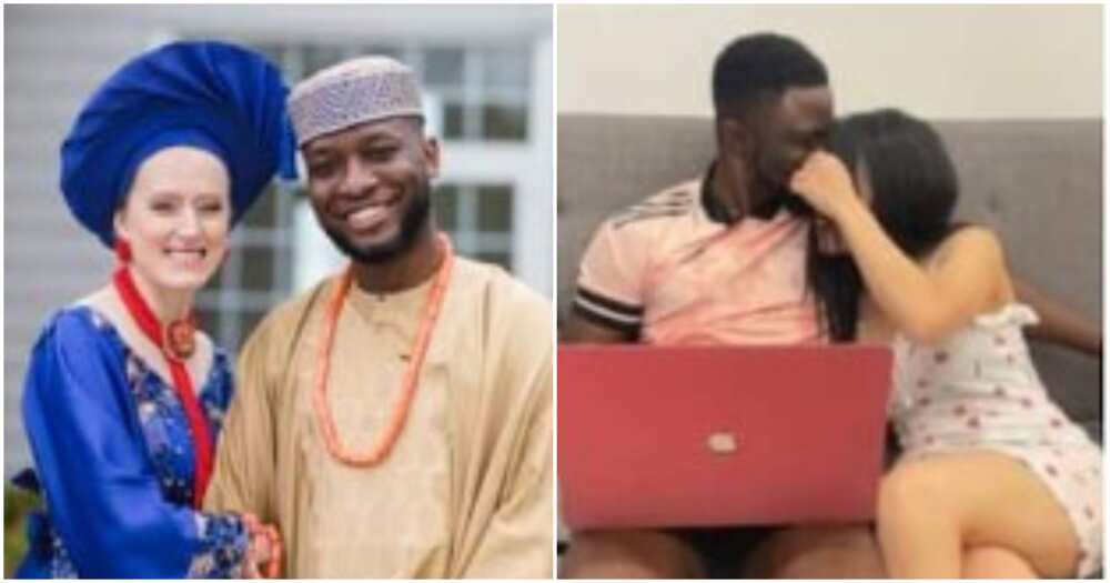 Interracial couple, Nigerians who went abroad Interracial couple, Nigerians who went abroad