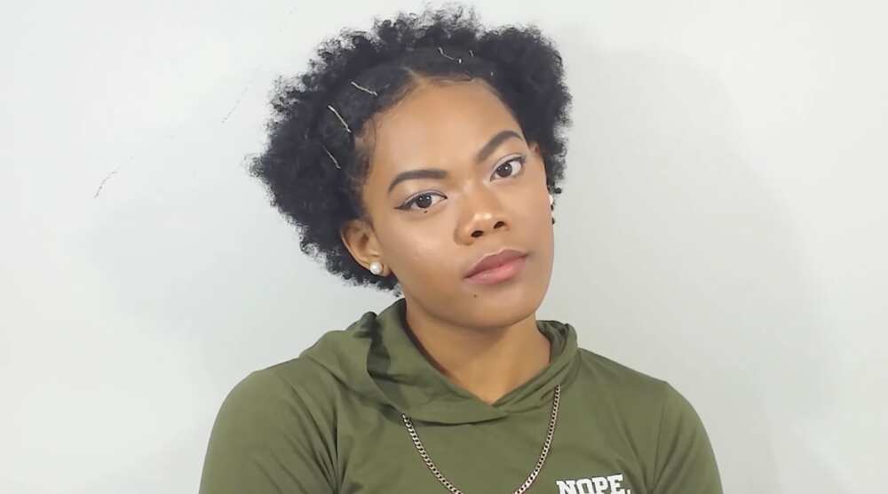 How to style short natural hair after washing