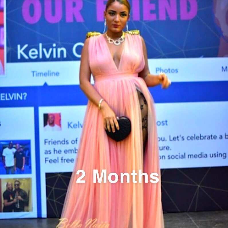 I am a proud mother and wife - Gifty says as she shows off her bump at different stages