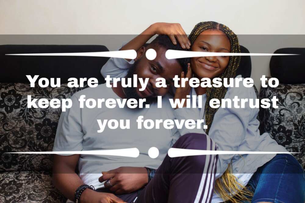 Trust message for her Trust message for her