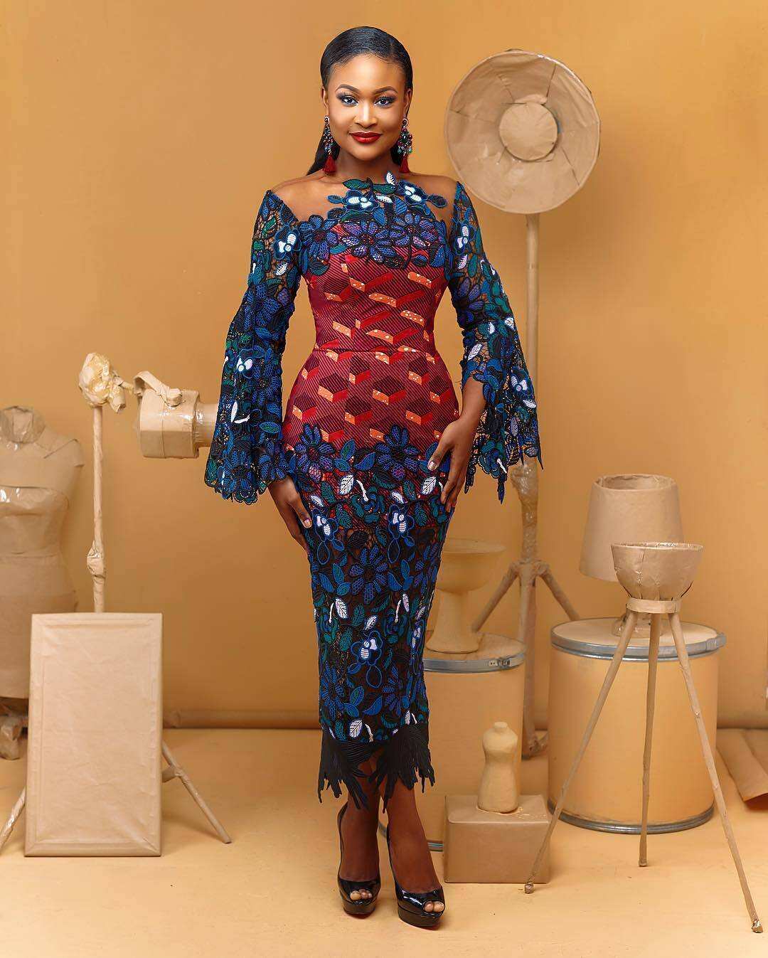 ankara lace styles for ladies