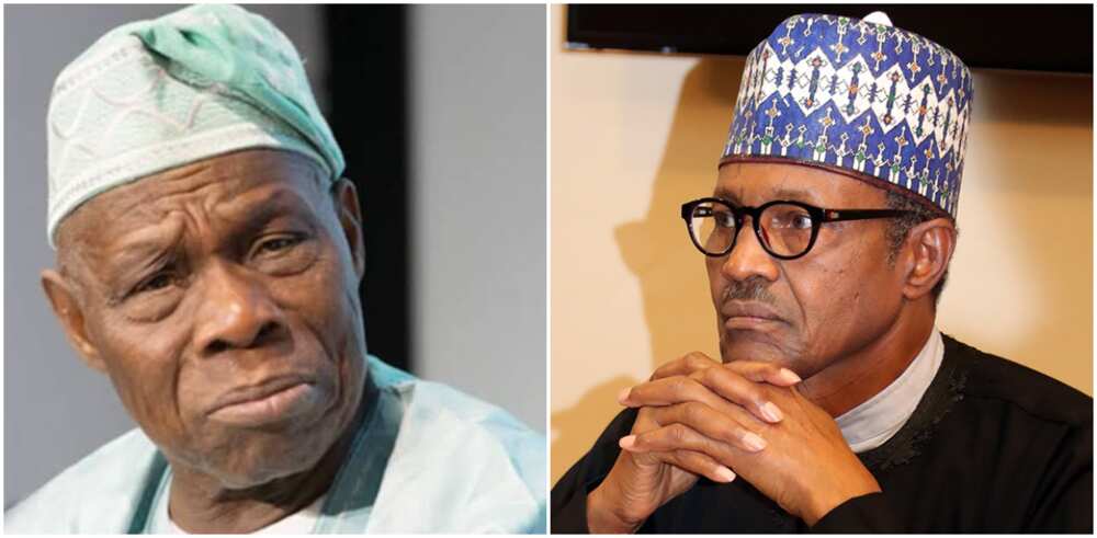 Former President Olusegun Obasanjo, President Muhammadu Buhari, APC Former President Olusegun Obasanjo, President Muhammadu Buhari, APC