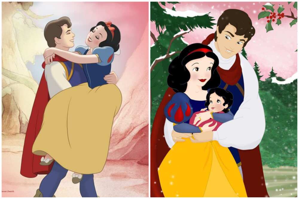 Popular cartoon couples