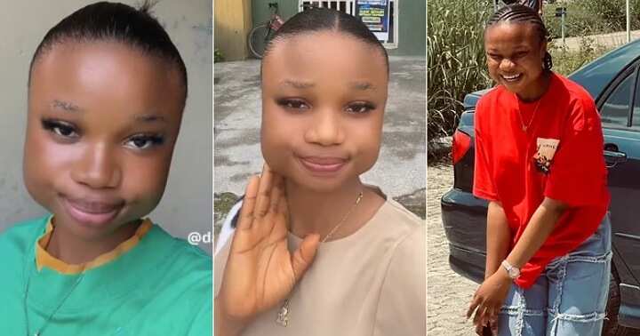 Face Be Like Box: Pretty Girl Goes Viral after Showing Off Her Unique  Facial Features, People React 