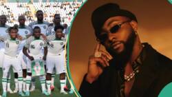 AFCON 2023: Davido encourages Super Eagles ahead of match with Cameroon, Nigerians react