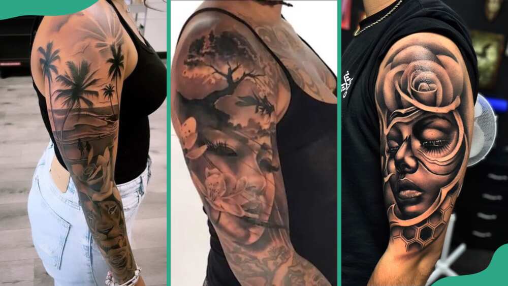 3D sleeve tattoos