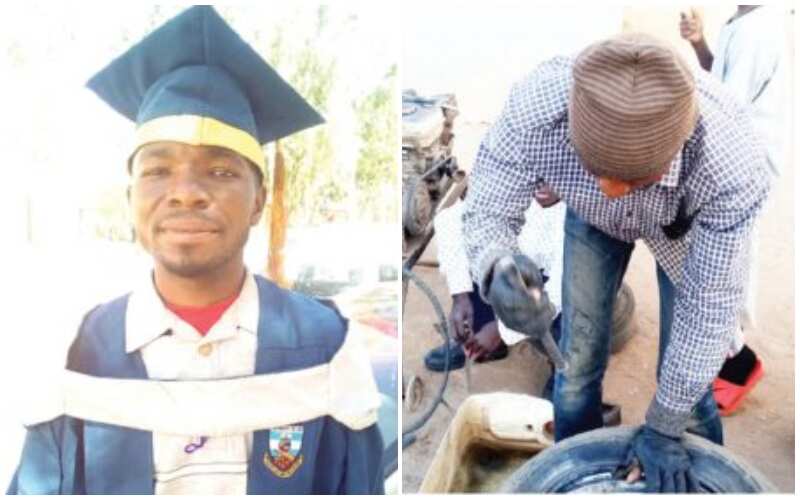 I paid for my school fees with money made as a vulcanizer - 1st class statistics graduate