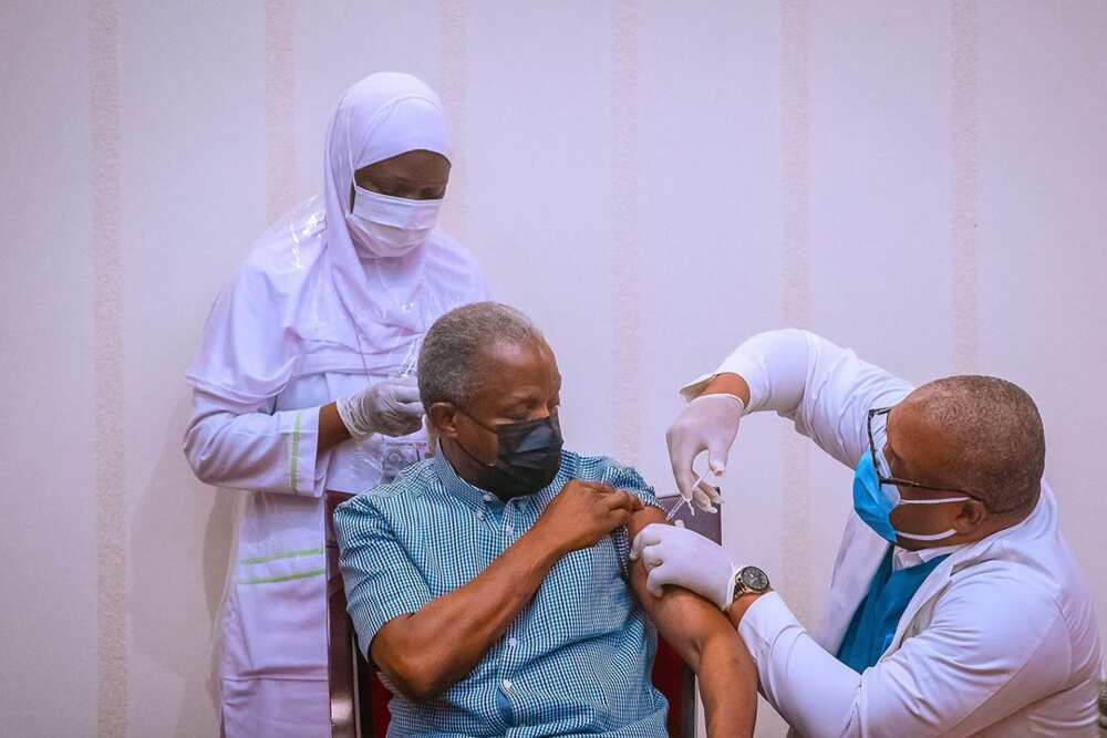 VP Osinbajo reveals how he felts acter taking first dose of COVID-19 vaccine