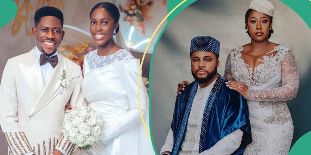Wedding photos of Moses Bliss and Tim Godfrey