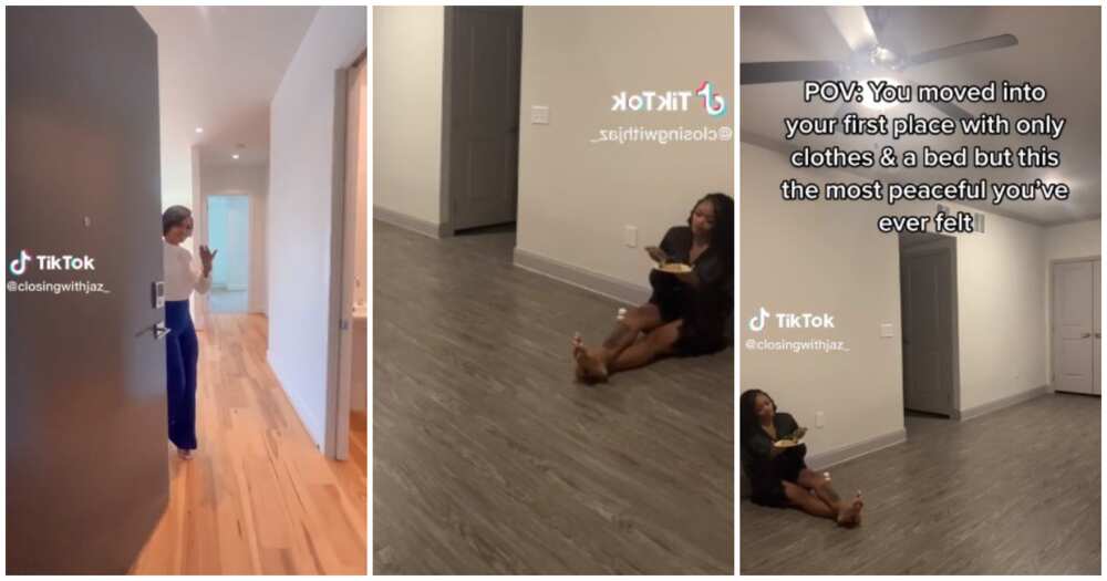Jazmen Yarbrough, lady moves into new apartment