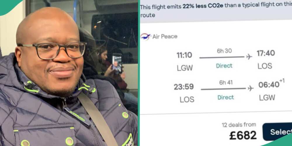 Man in UK rejoices after seeing Air Peace flight ticket for London to Lagos trip