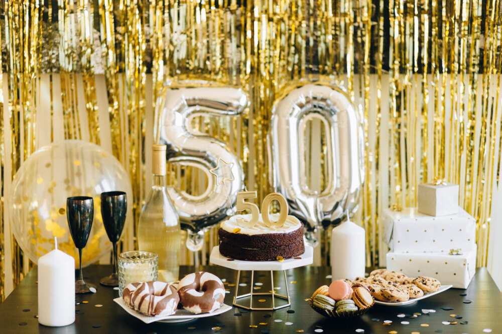 50th, Golden Birthday Gifts for Her or ANY YEAR