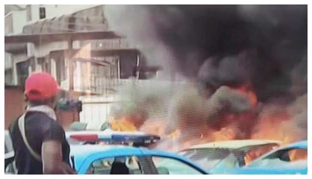 EndSARS: FRSC, VIO offices set ablaze in Lagos