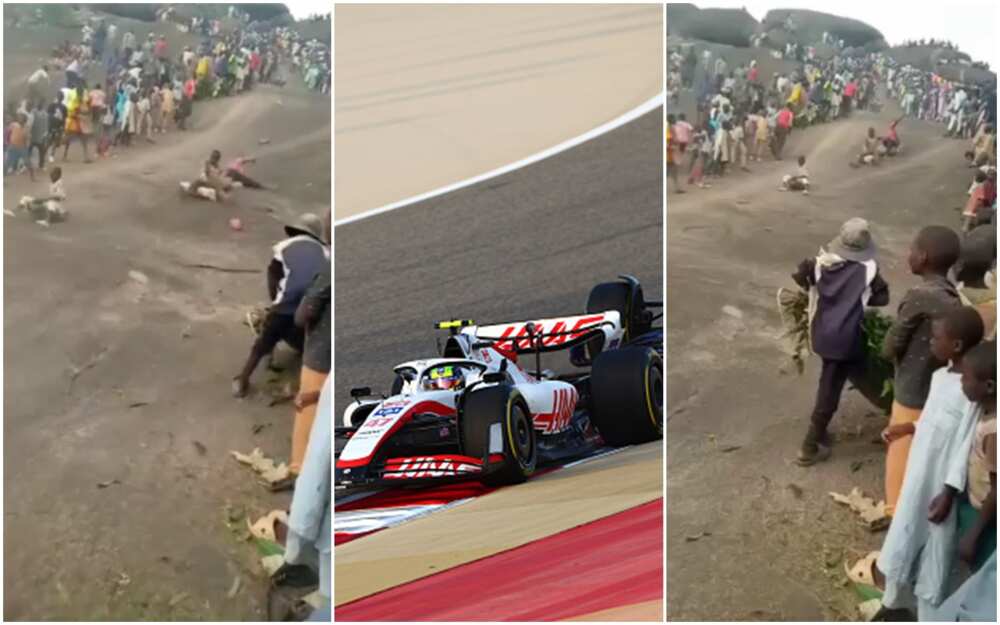 Video shows crowd watching children perform dangerous Formula One