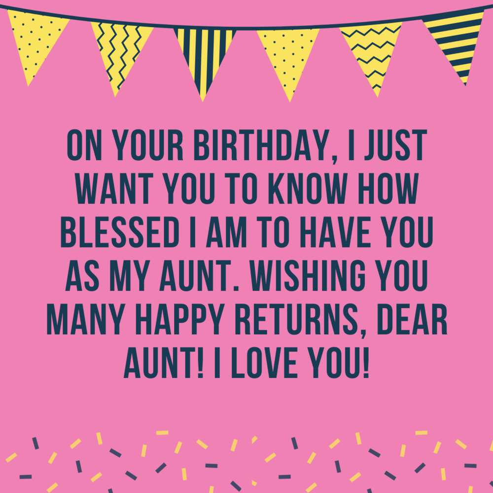 50+ adorable happy birthday aunt wishes, messages and quotes - Legit.ng