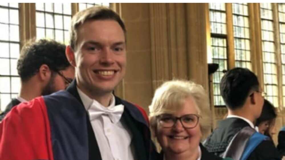 Mum and son graduate from Oxford University Mum and son graduate from Oxford University