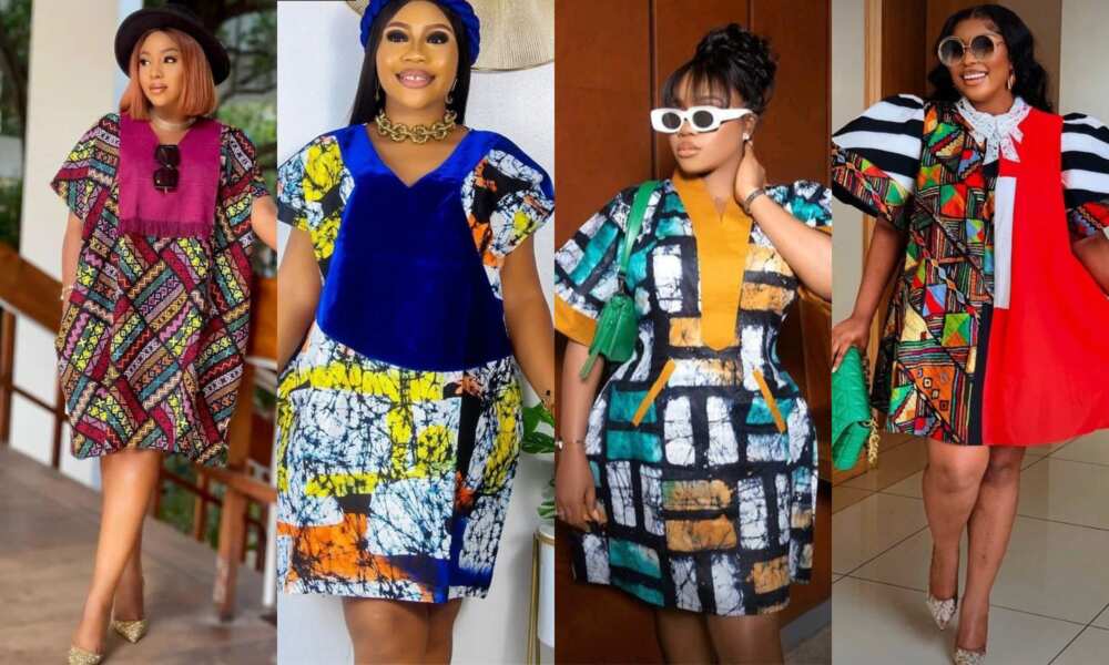 Short bubu styles with ankara Short bubu styles with ankara