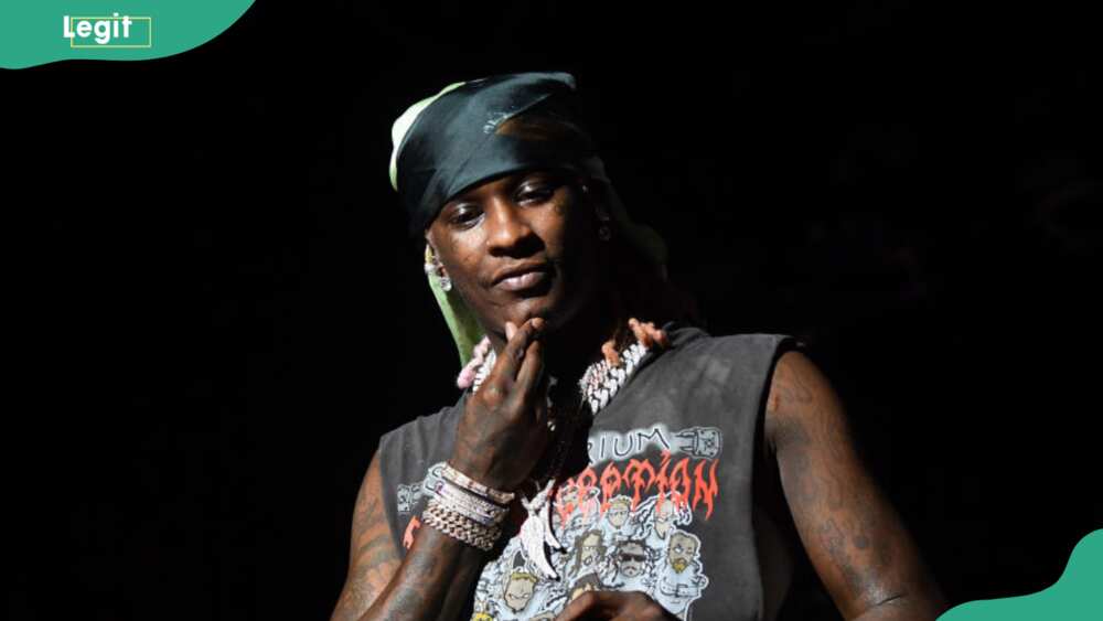 Rapper Young Thug performs onstage