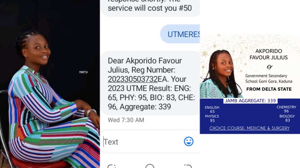 Female student from government school hits 339 in JAMB Female student from government school hits 339 in JAMB