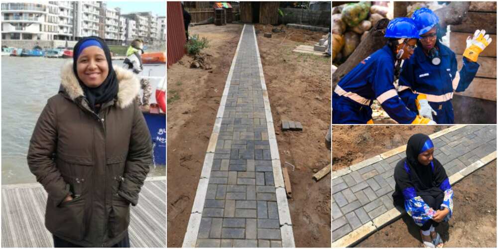 29-year-old Lady Picks Pure Water Nylons and Use them to Make Interlocking Tiles that Last Long, Many React