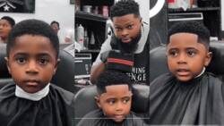 "Who born this pikin?": Gorgeous kid gets clean cut, leaves Netizens mesmerized with stunning look