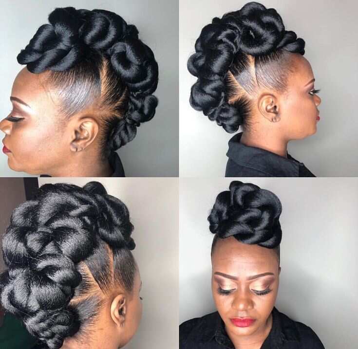 30 Best packing gel hairstyles in Nigeria 2023 (with images) - Legit.ng