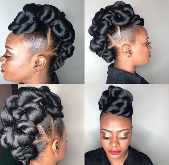 30 Best packing gel hairstyles in Nigeria 2024 (with images) - Legit.ng