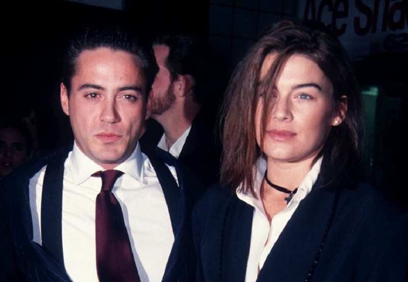 Deborah Falconer and Robert Downey Jr