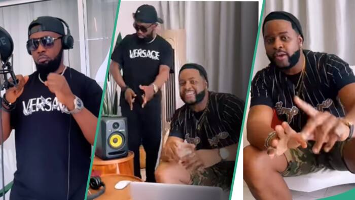 "Comedy no dey pay again": Reactions as AY Comedian turns rapper, jumps on DJ Xclusive's new song