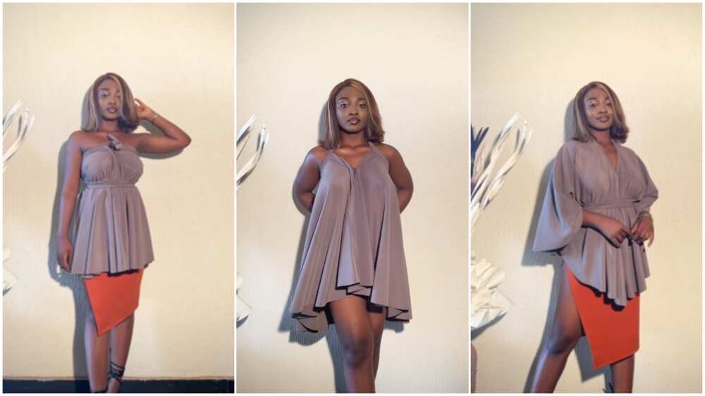 Nigerian tailor makes amazing dress for all parties, stirs reactions