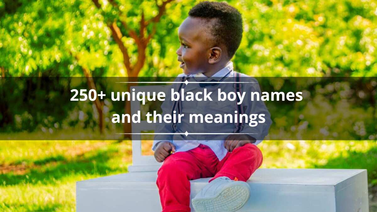 250+ unique black boy names and their meanings find a perfect one L