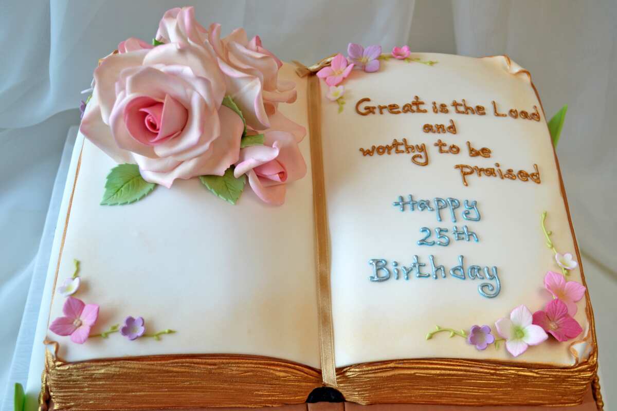 Bible Birthday Cake