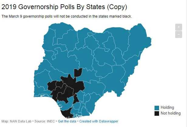 2019 guber elections: List of states taken over, retained, lost by APC, PDP so far