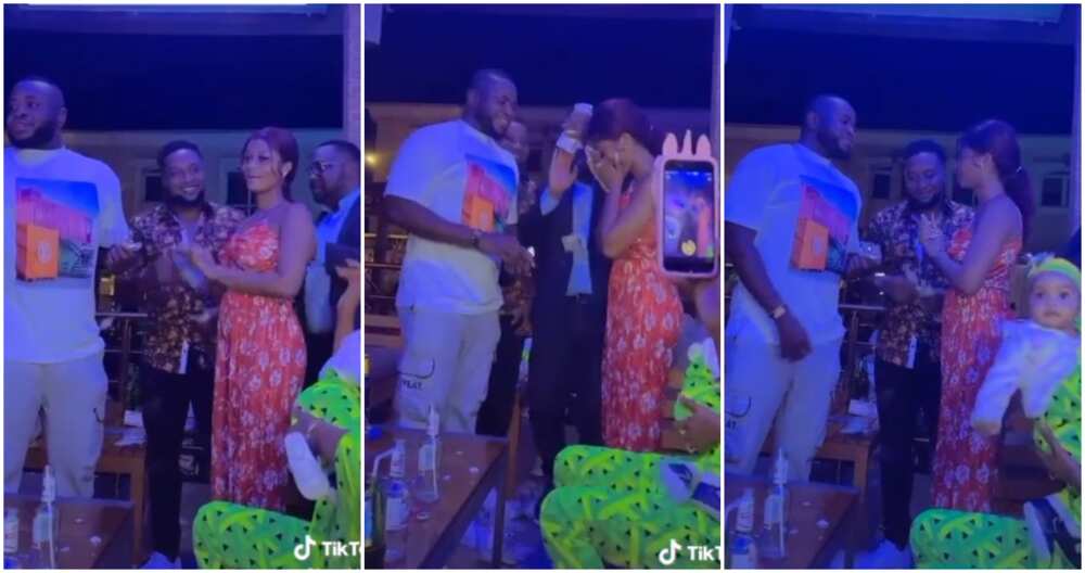 Marriage proposal, video of man proposing to lady, Nigerian man refuses to kneel, proposal videos, Nigeria proposal videos