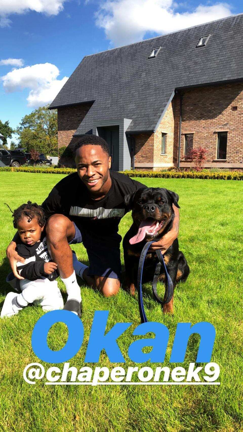 Manchester City star Raheem Sterling buys new dog to protect his family