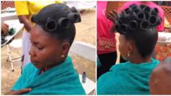 Video of woman's unique hairdo goes viral on social media: "Could be a tribal hairstyle"