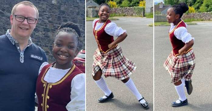 Oyinbo man, black daughter, dance