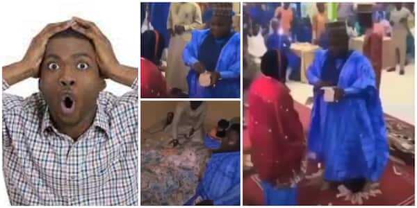 Bidiyon ango da yayi wa amarya likin makuden kudi, ya kwashe kayansa bayan liyafa Bidiyon ango da yayi wa amarya likin makuden kudi, ya kwashe kayansa bayan liyafa