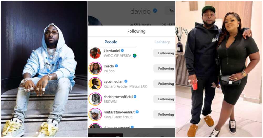 Photos of Davido and Eniola Badmus