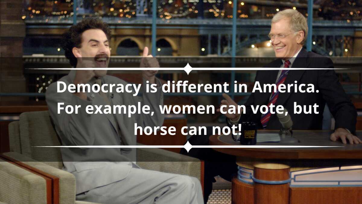 60 funny Borat's quotes to help you remember the cult classic