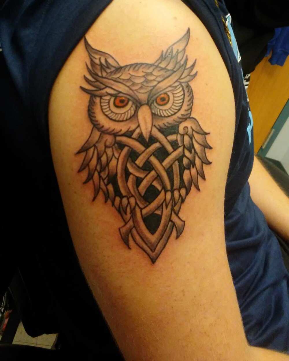 alkaline owl tattoo