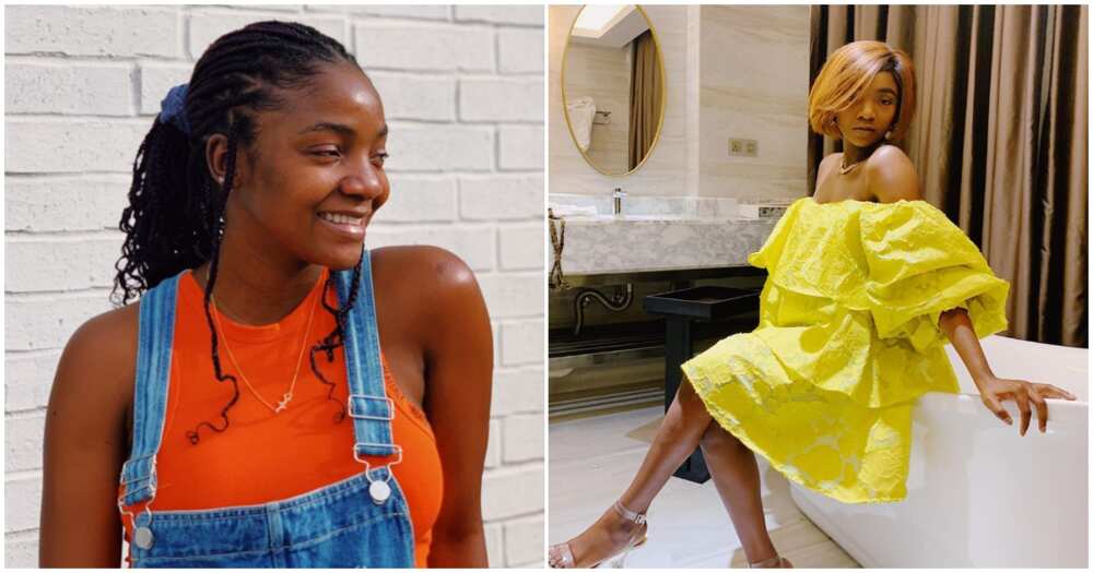 Love of my life - Adekunle Gold hails Simi as she shares first photo since the birth of their daughter