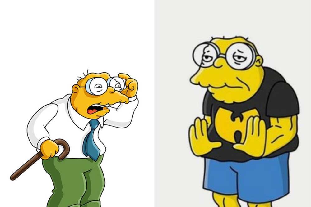 Famous cartoon characters with glasses
