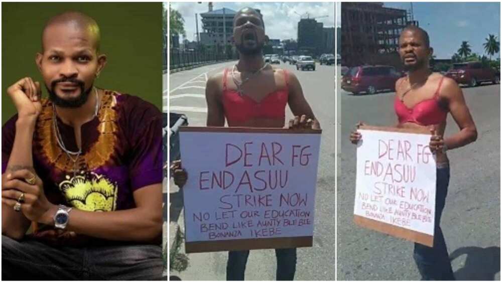 Uche Maduagwu/Social Media celebrity/Nollywood/ASUU/ASUU strike
