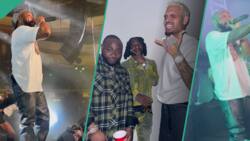 Asake, Chris Brown Storm the Grammy's Weekend concert, video of Davido's performance goes viral
