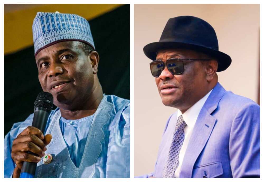 Wike, Tambuwal, PDP